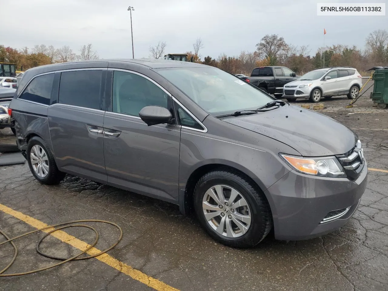 2016 Honda Odyssey Exl VIN: 5FNRL5H60GB113382 Lot: 76617714