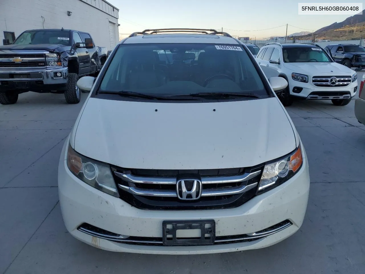 5FNRL5H60GB060408 2016 Honda Odyssey Exl