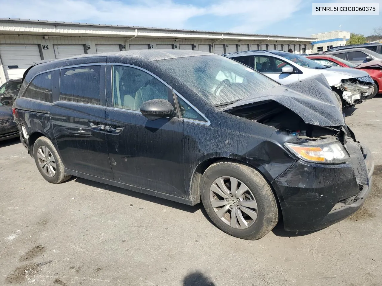 2016 Honda Odyssey Se VIN: 5FNRL5H33GB060375 Lot: 77129334