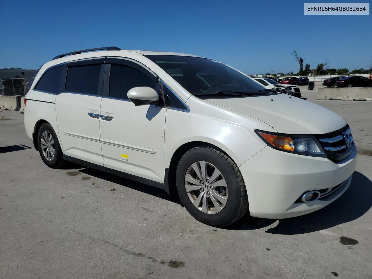 2016 Honda Odyssey Exl VIN: 5FNRL5H64GB082654 Lot: 77218624