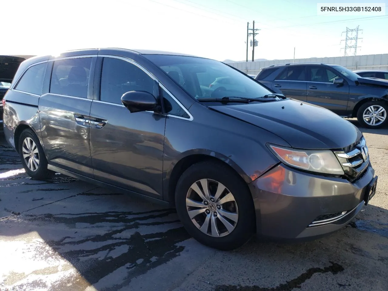 2016 Honda Odyssey Se VIN: 5FNRL5H33GB152408 Lot: 77618044