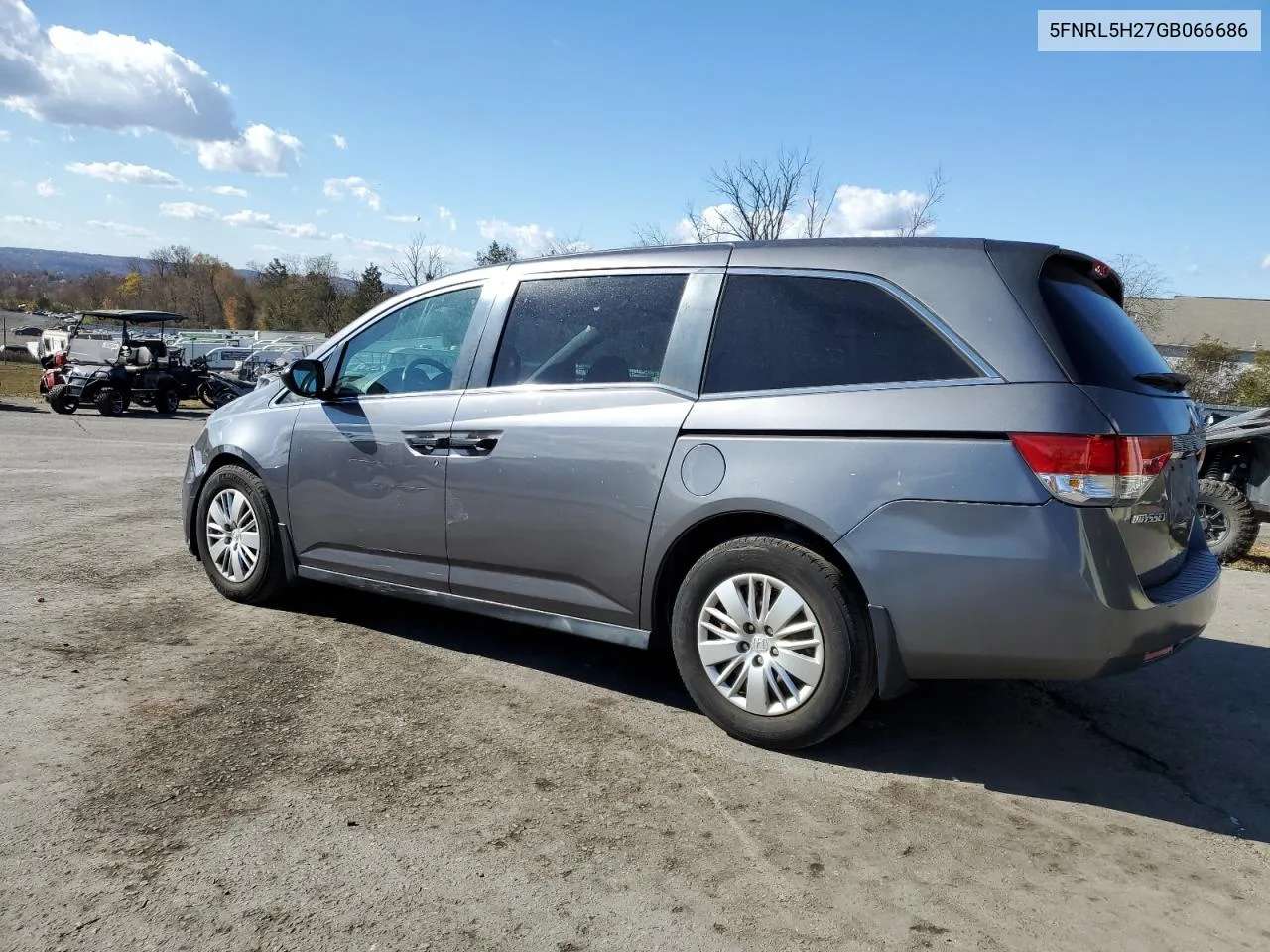 2016 Honda Odyssey Lx VIN: 5FNRL5H27GB066686 Lot: 78800034