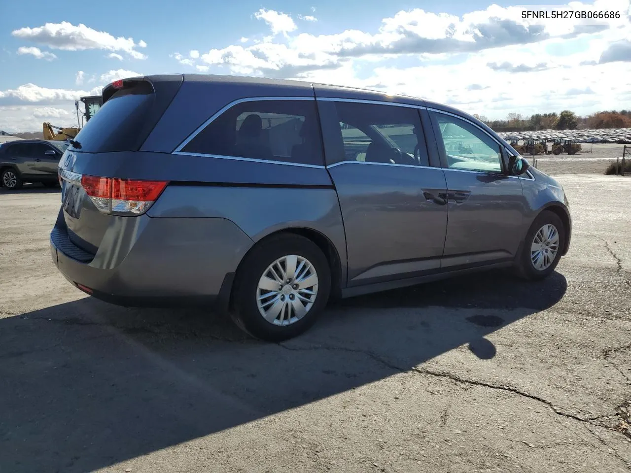 2016 Honda Odyssey Lx VIN: 5FNRL5H27GB066686 Lot: 78800034