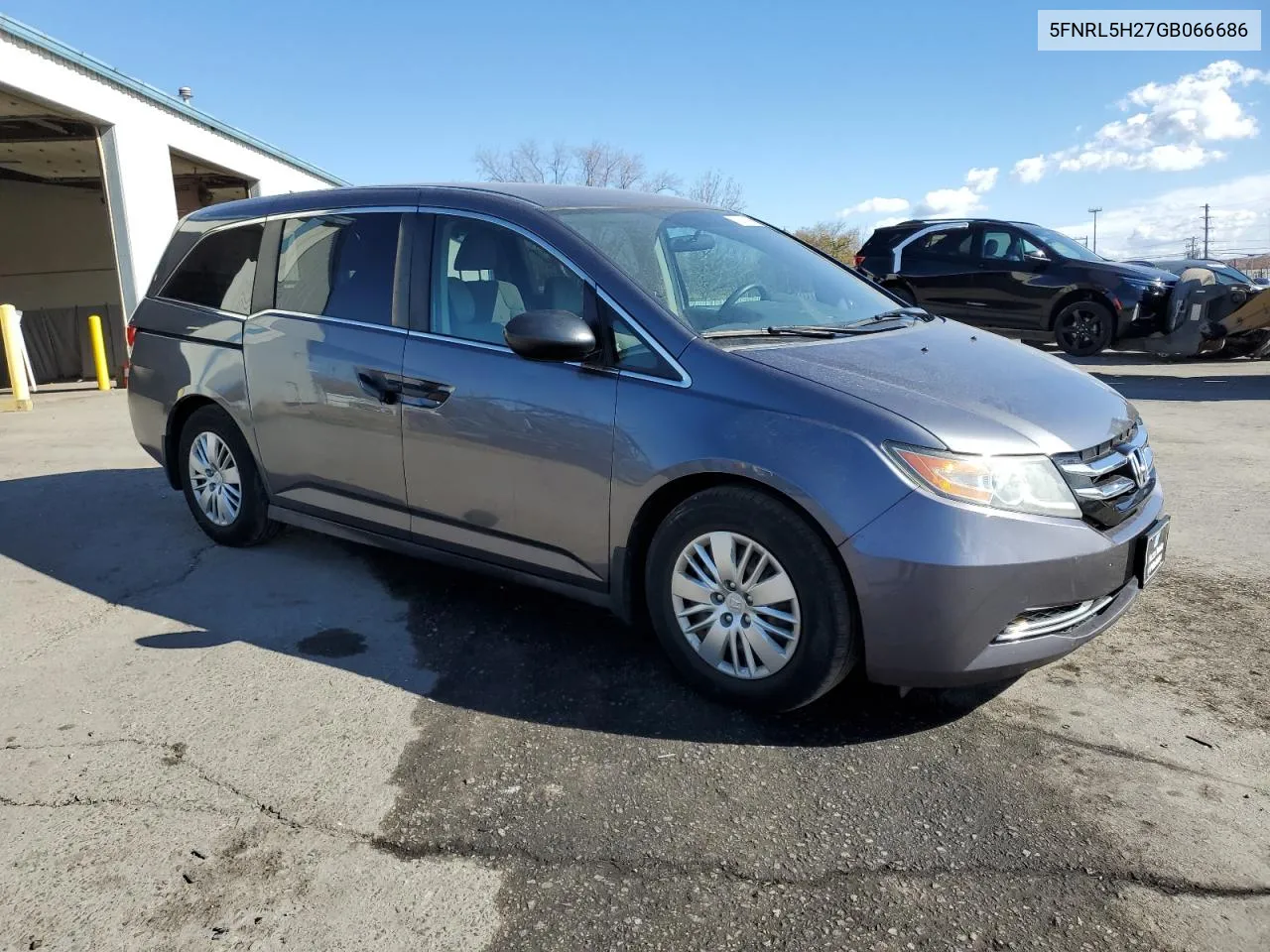 2016 Honda Odyssey Lx VIN: 5FNRL5H27GB066686 Lot: 78800034