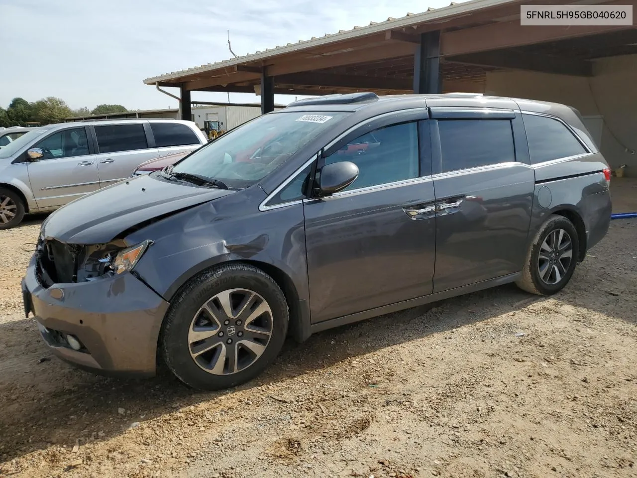 2016 Honda Odyssey Touring VIN: 5FNRL5H95GB040620 Lot: 78933234