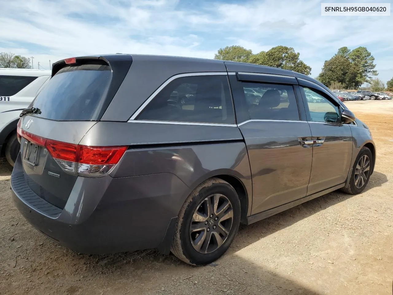 2016 Honda Odyssey Touring VIN: 5FNRL5H95GB040620 Lot: 78933234