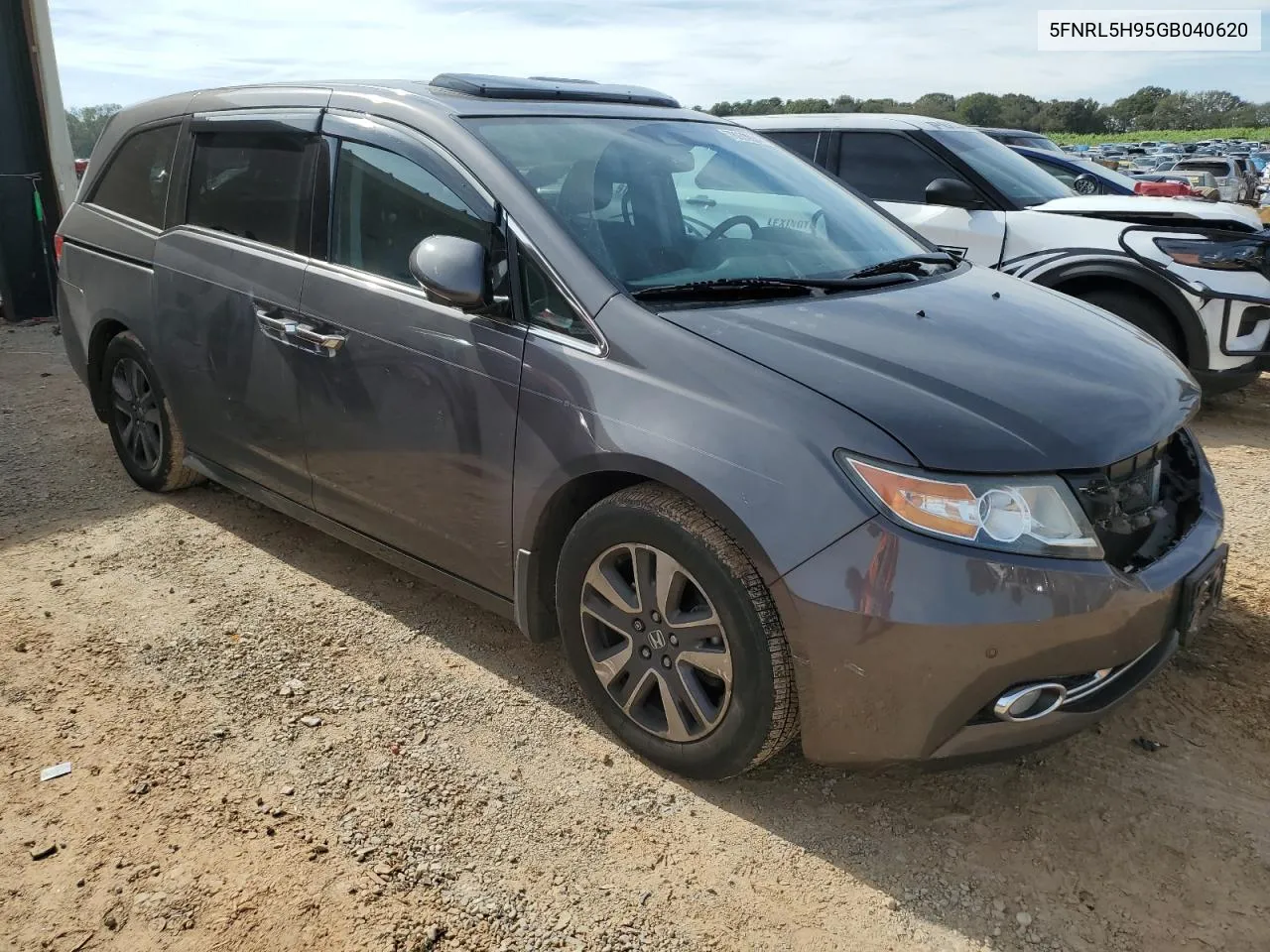 2016 Honda Odyssey Touring VIN: 5FNRL5H95GB040620 Lot: 78933234