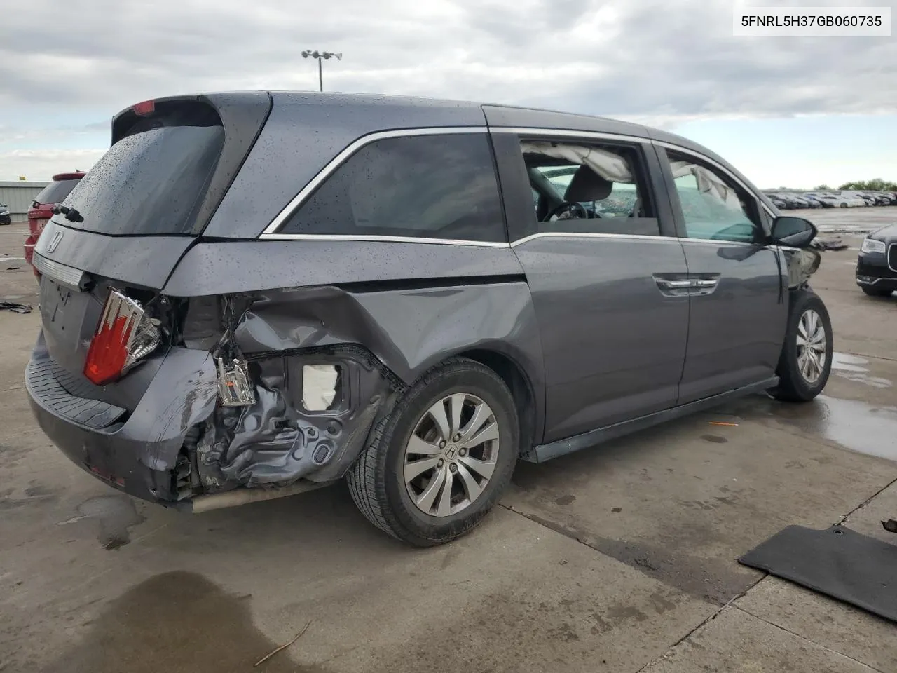 2016 Honda Odyssey Se VIN: 5FNRL5H37GB060735 Lot: 79241494