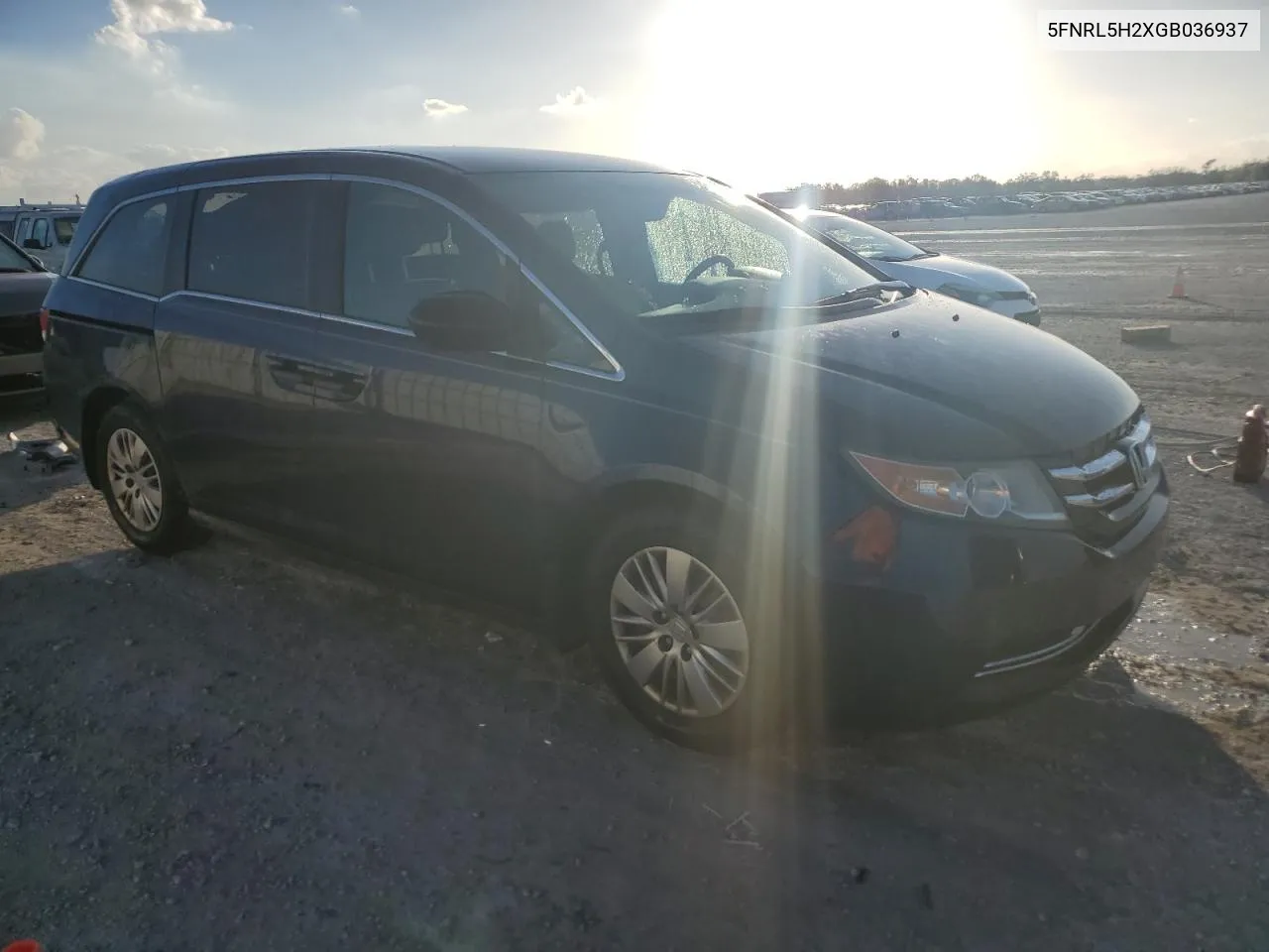 2016 Honda Odyssey Lx VIN: 5FNRL5H2XGB036937 Lot: 79493894