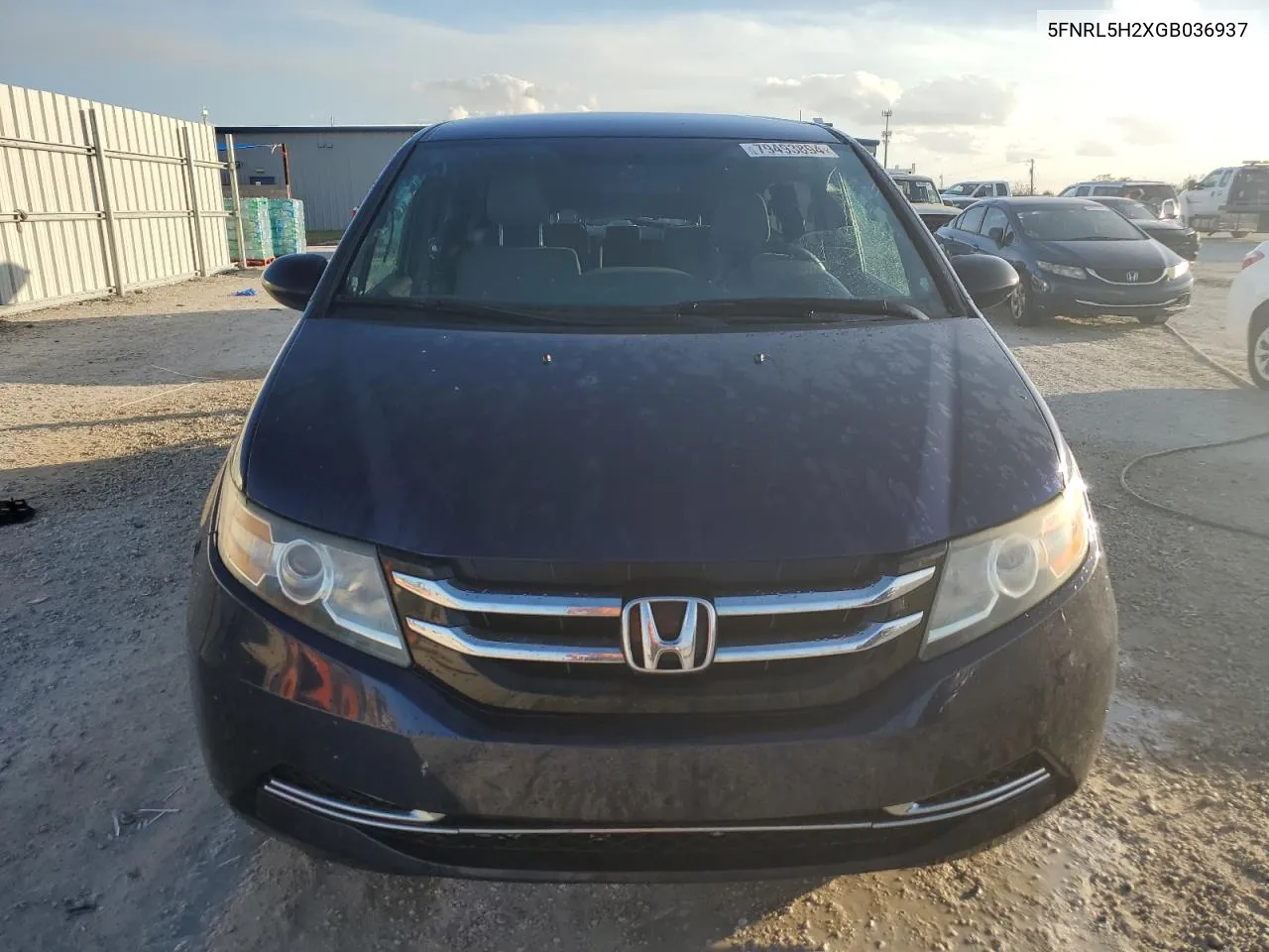 2016 Honda Odyssey Lx VIN: 5FNRL5H2XGB036937 Lot: 79493894