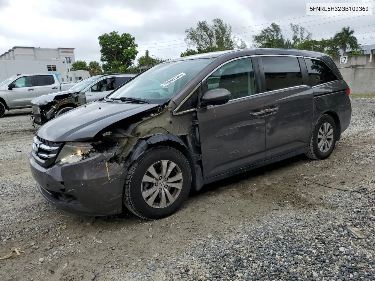 2016 Honda Odyssey Se VIN: 5FNRL5H32GB109369 Lot: 79540104