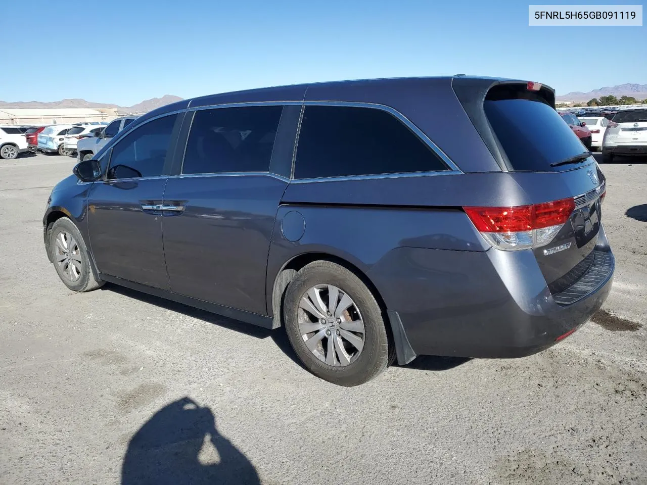 2016 Honda Odyssey Exl VIN: 5FNRL5H65GB091119 Lot: 79701524