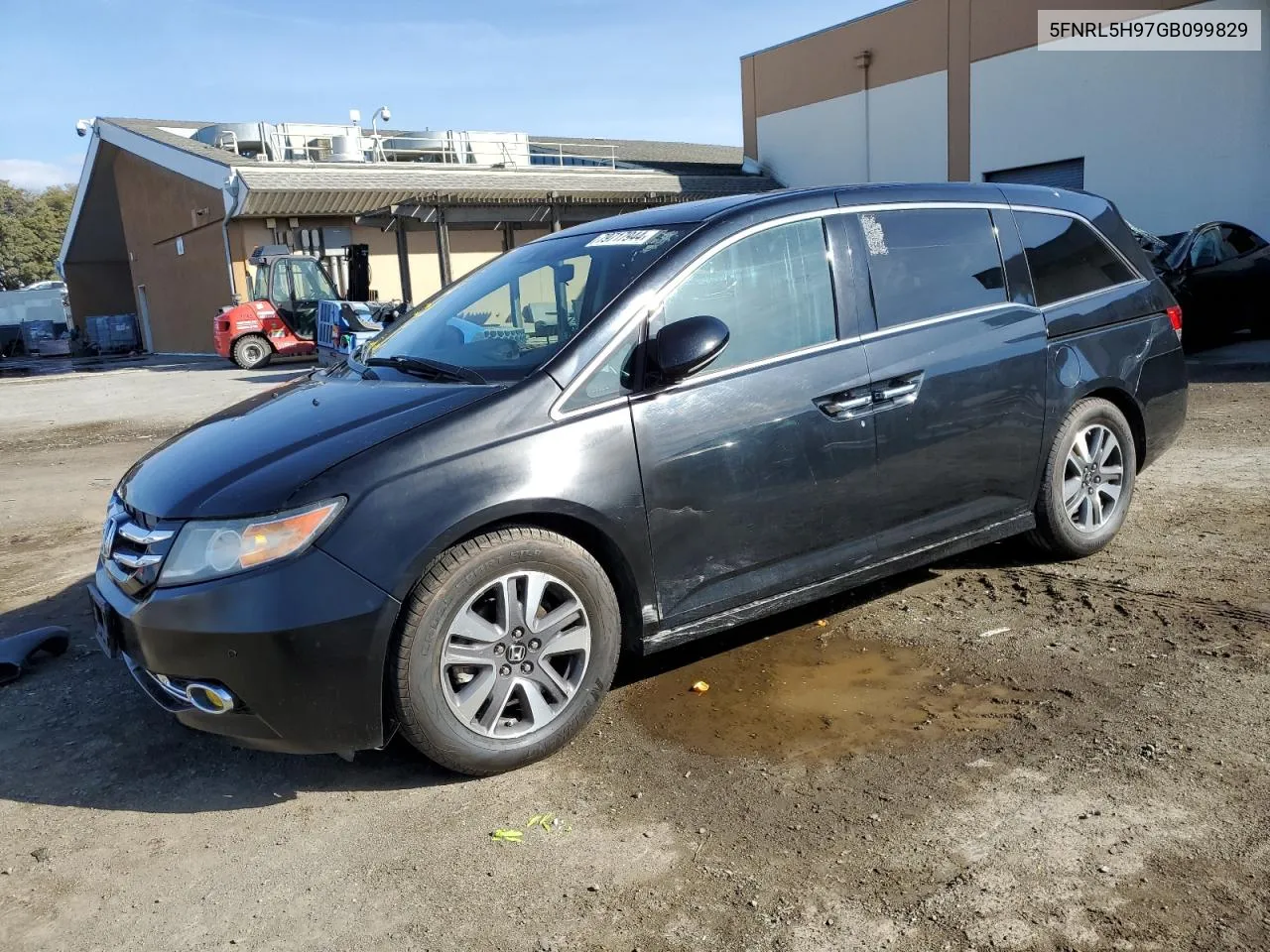 2016 Honda Odyssey Touring VIN: 5FNRL5H97GB099829 Lot: 79717944