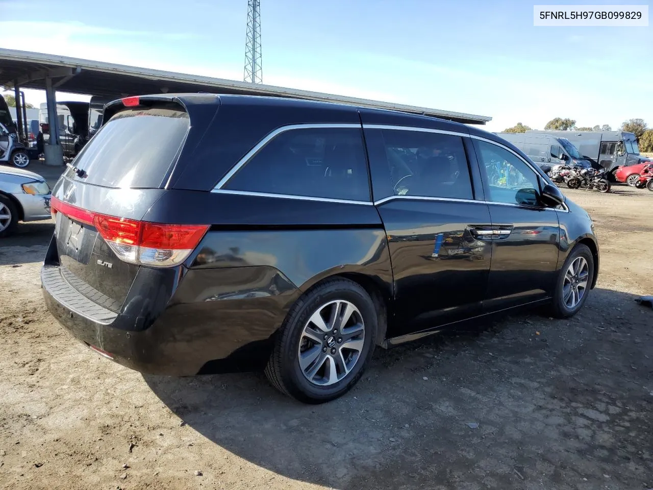 2016 Honda Odyssey Touring VIN: 5FNRL5H97GB099829 Lot: 79717944