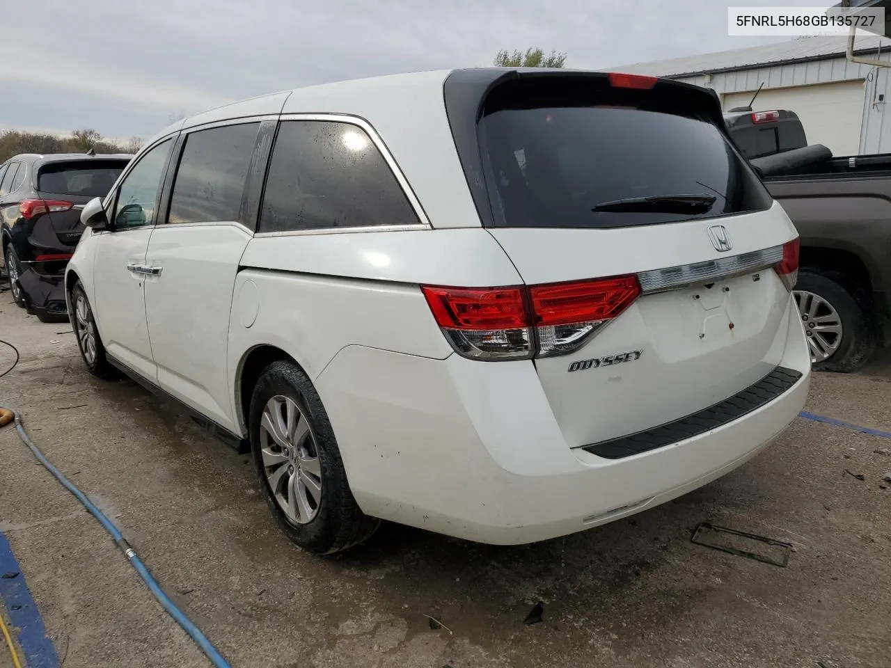 2016 Honda Odyssey Exl VIN: 5FNRL5H68GB135727 Lot: 80042584