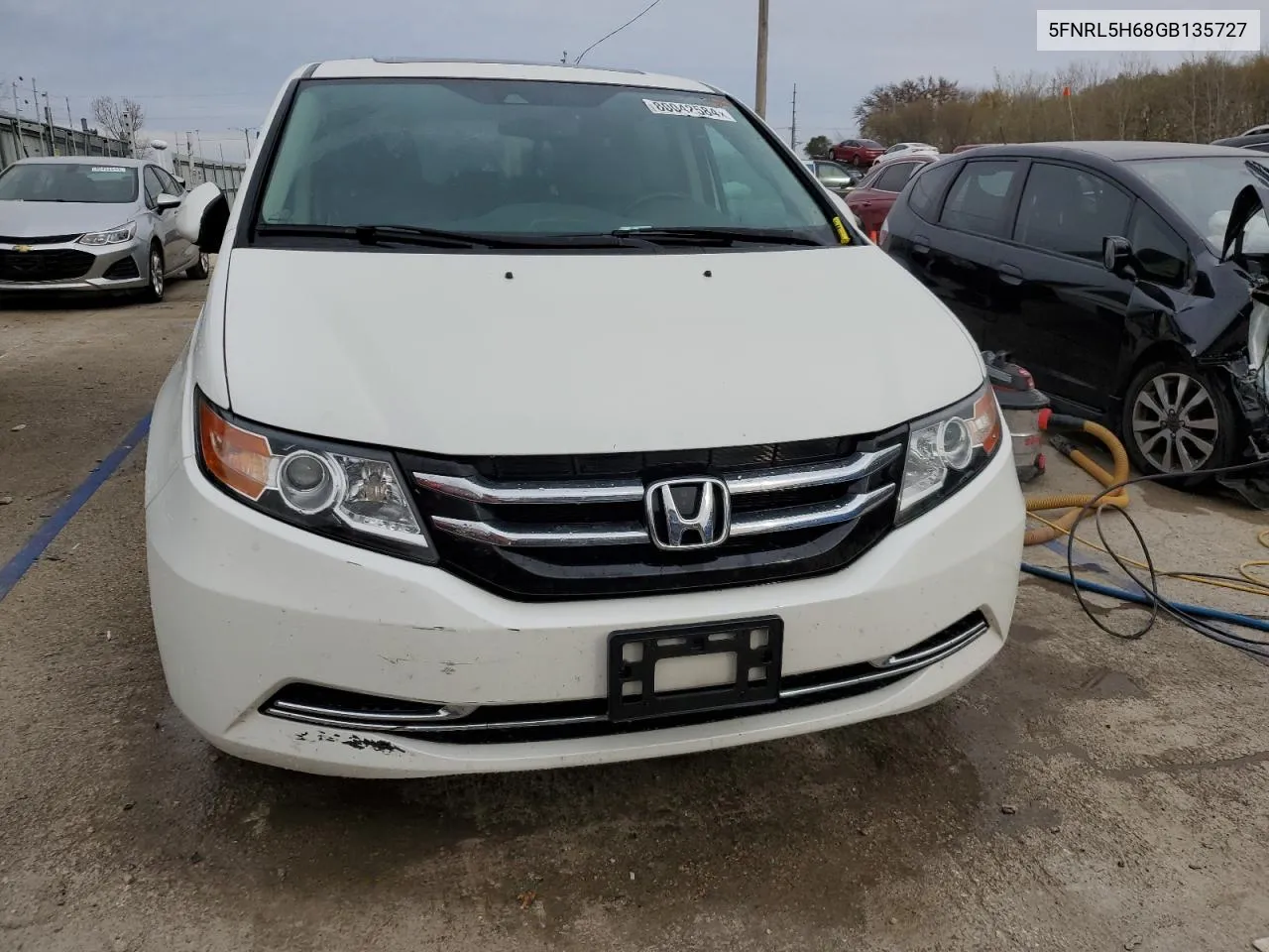 2016 Honda Odyssey Exl VIN: 5FNRL5H68GB135727 Lot: 80042584