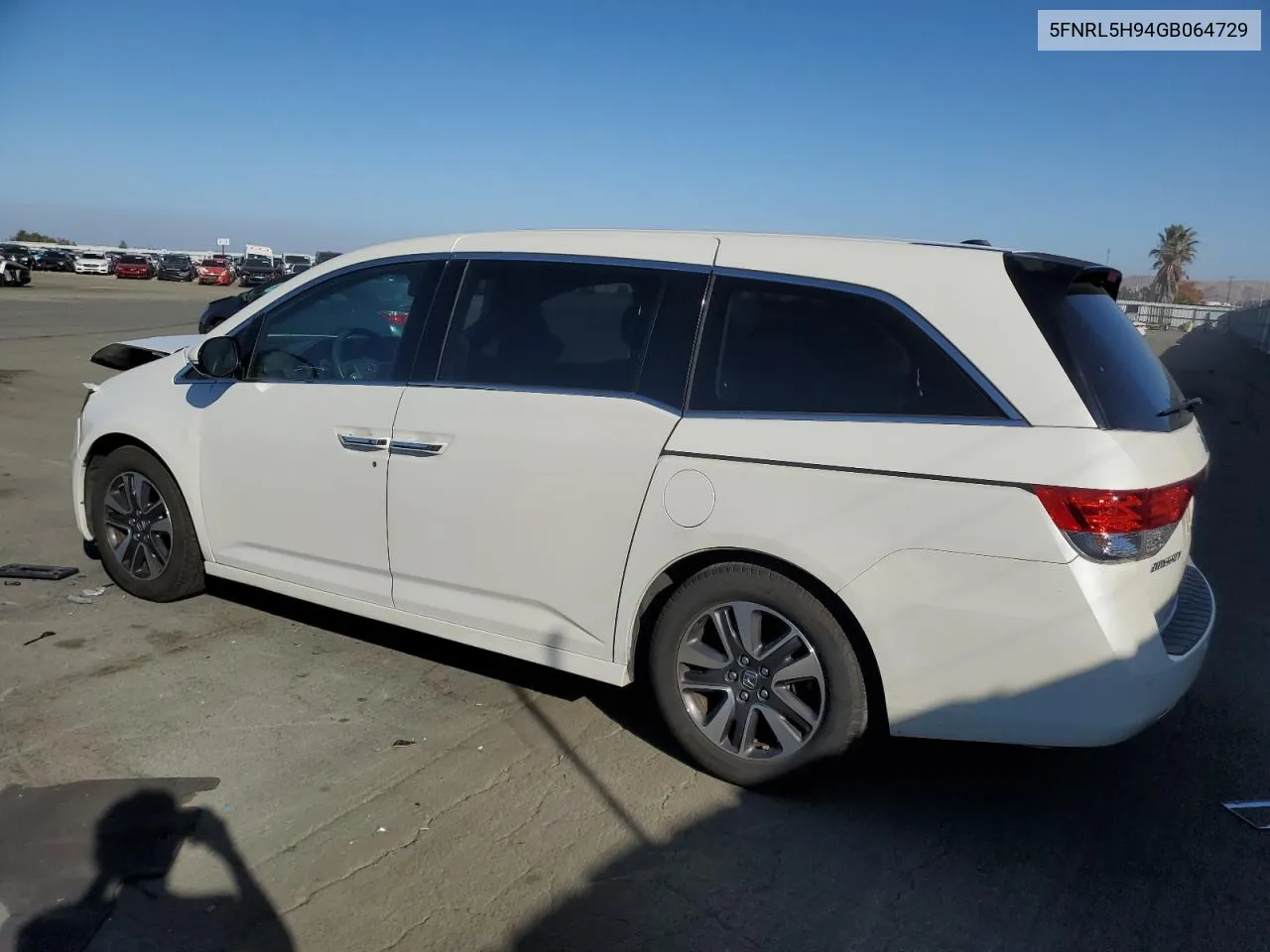 2016 Honda Odyssey Touring VIN: 5FNRL5H94GB064729 Lot: 80163914