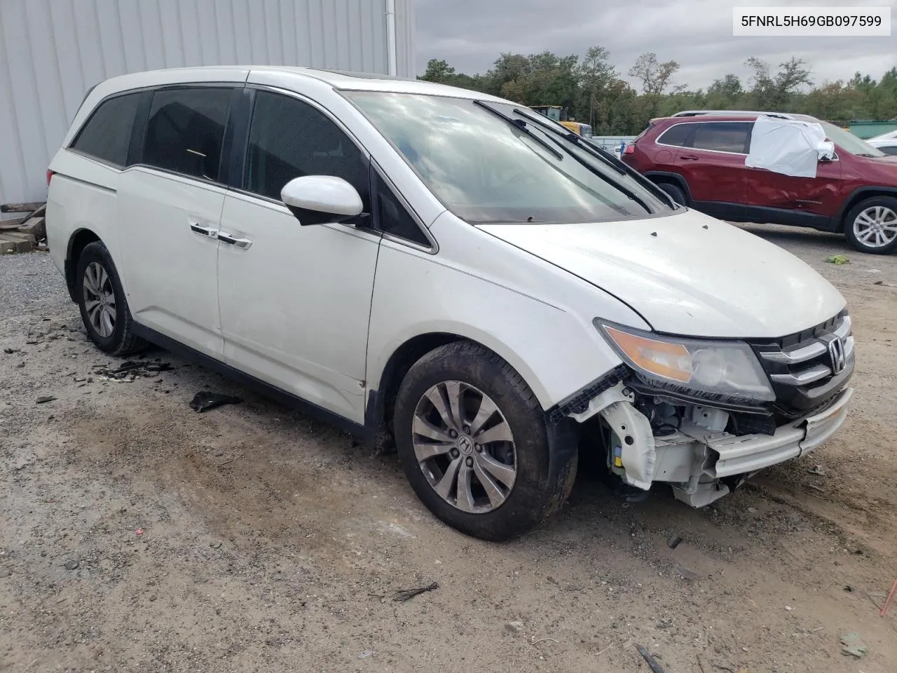 2016 Honda Odyssey Exl VIN: 5FNRL5H69GB097599 Lot: 80392164