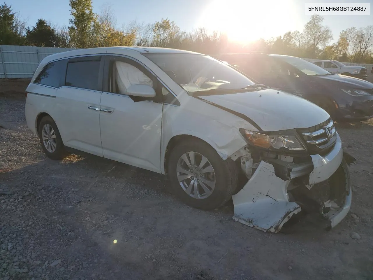 2016 Honda Odyssey Exl VIN: 5FNRL5H68GB124887 Lot: 80430694