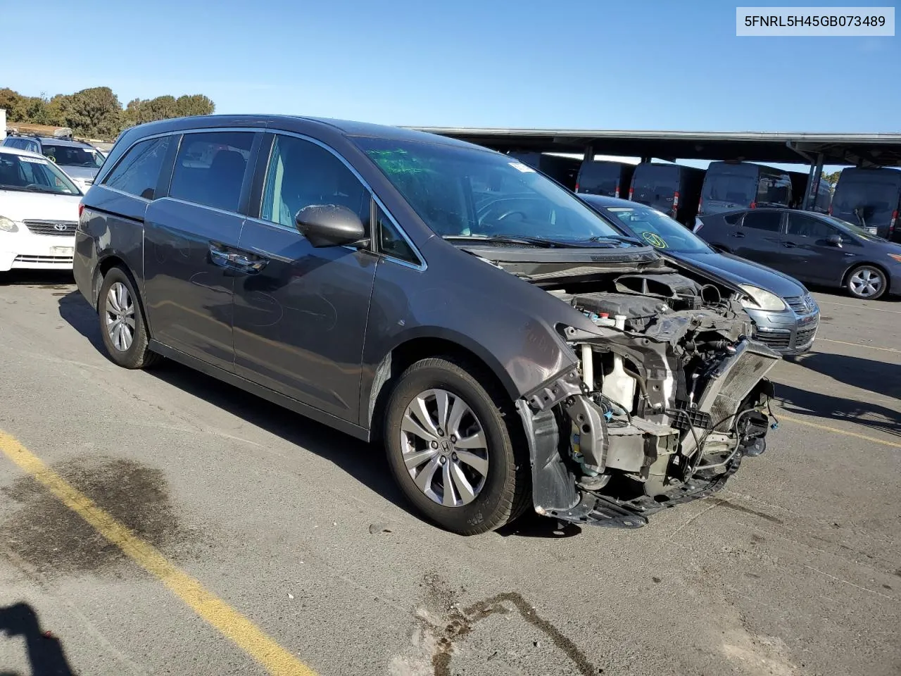 2016 Honda Odyssey Ex VIN: 5FNRL5H45GB073489 Lot: 80877884