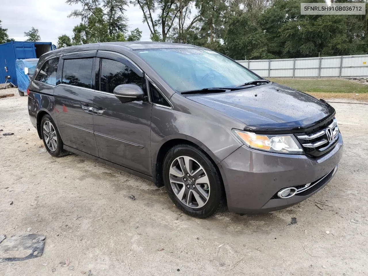 2016 Honda Odyssey Touring VIN: 5FNRL5H91GB036712 Lot: 81295074