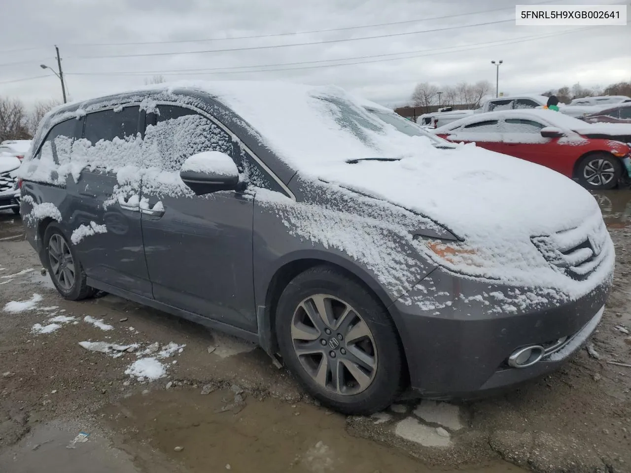 2016 Honda Odyssey Touring VIN: 5FNRL5H9XGB002641 Lot: 81561874