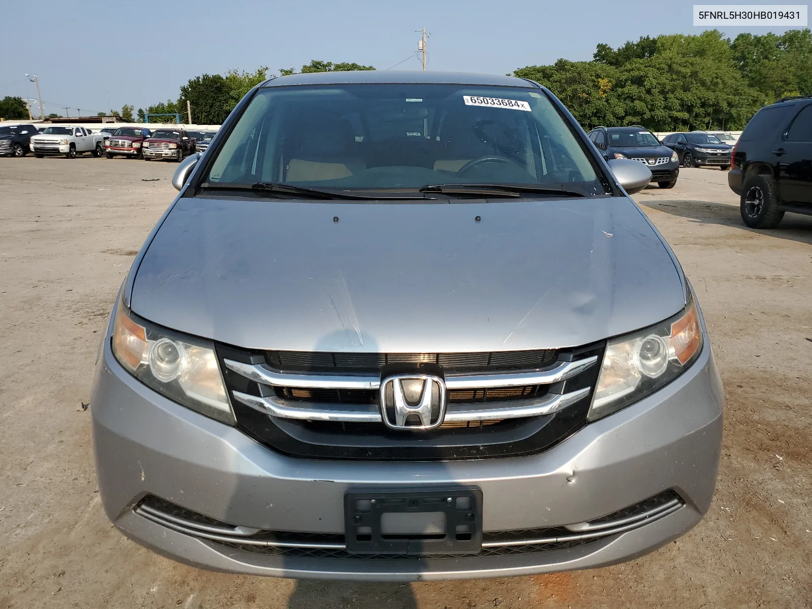 2017 Honda Odyssey Se VIN: 5FNRL5H30HB019431 Lot: 65033684