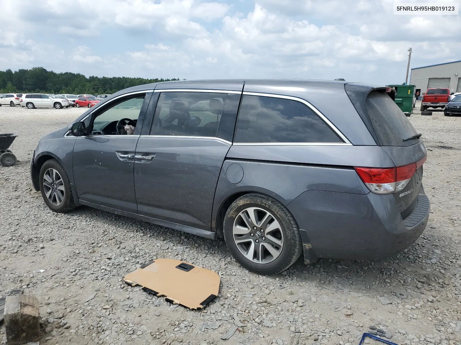 5FNRL5H95HB019123 2017 Honda Odyssey Touring