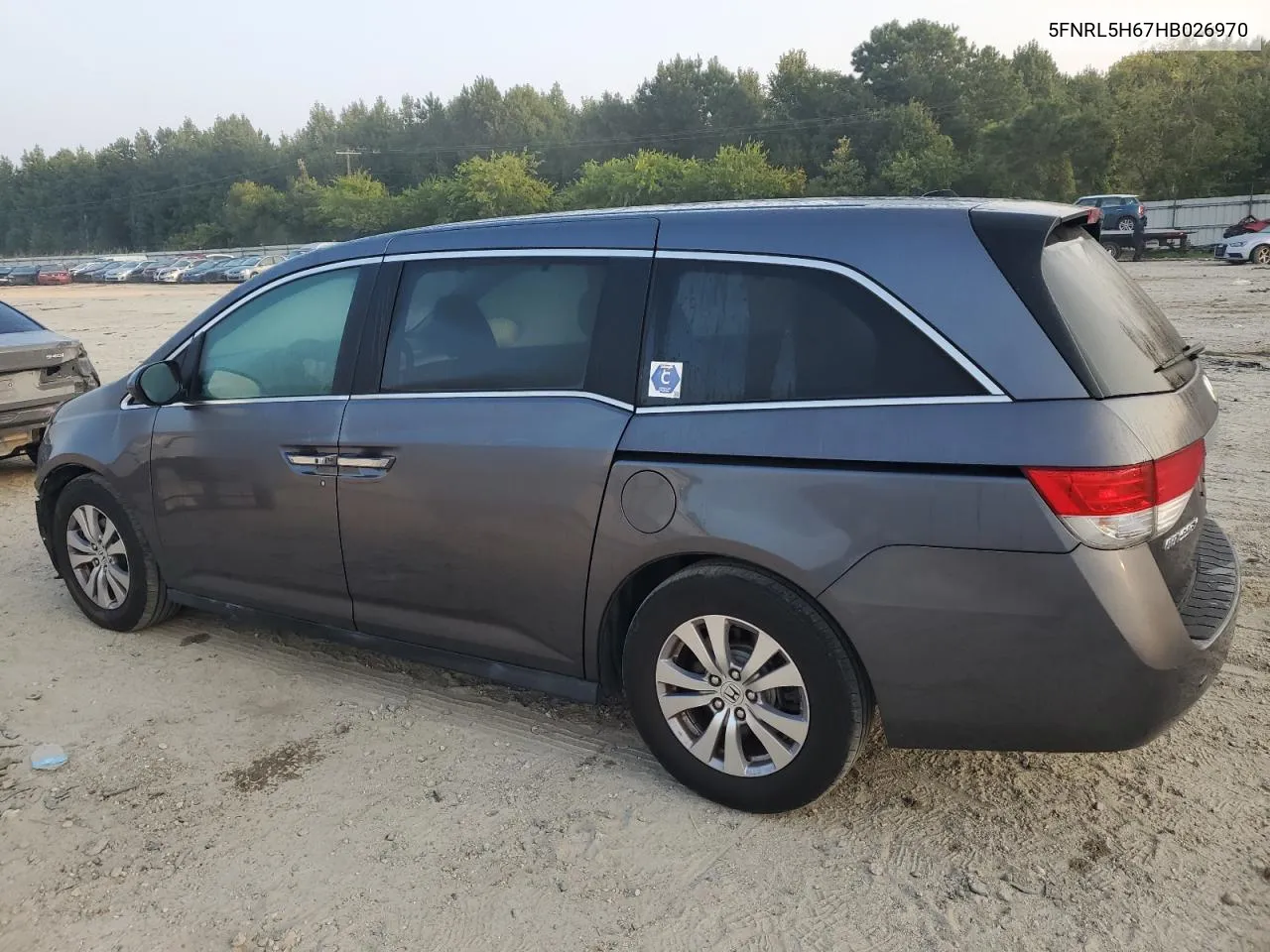 5FNRL5H67HB026970 2017 Honda Odyssey Exl