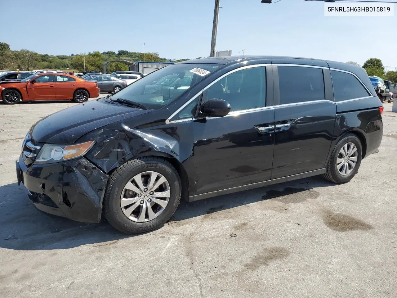 2017 Honda Odyssey Exl VIN: 5FNRL5H63HB015819 Lot: 70954934