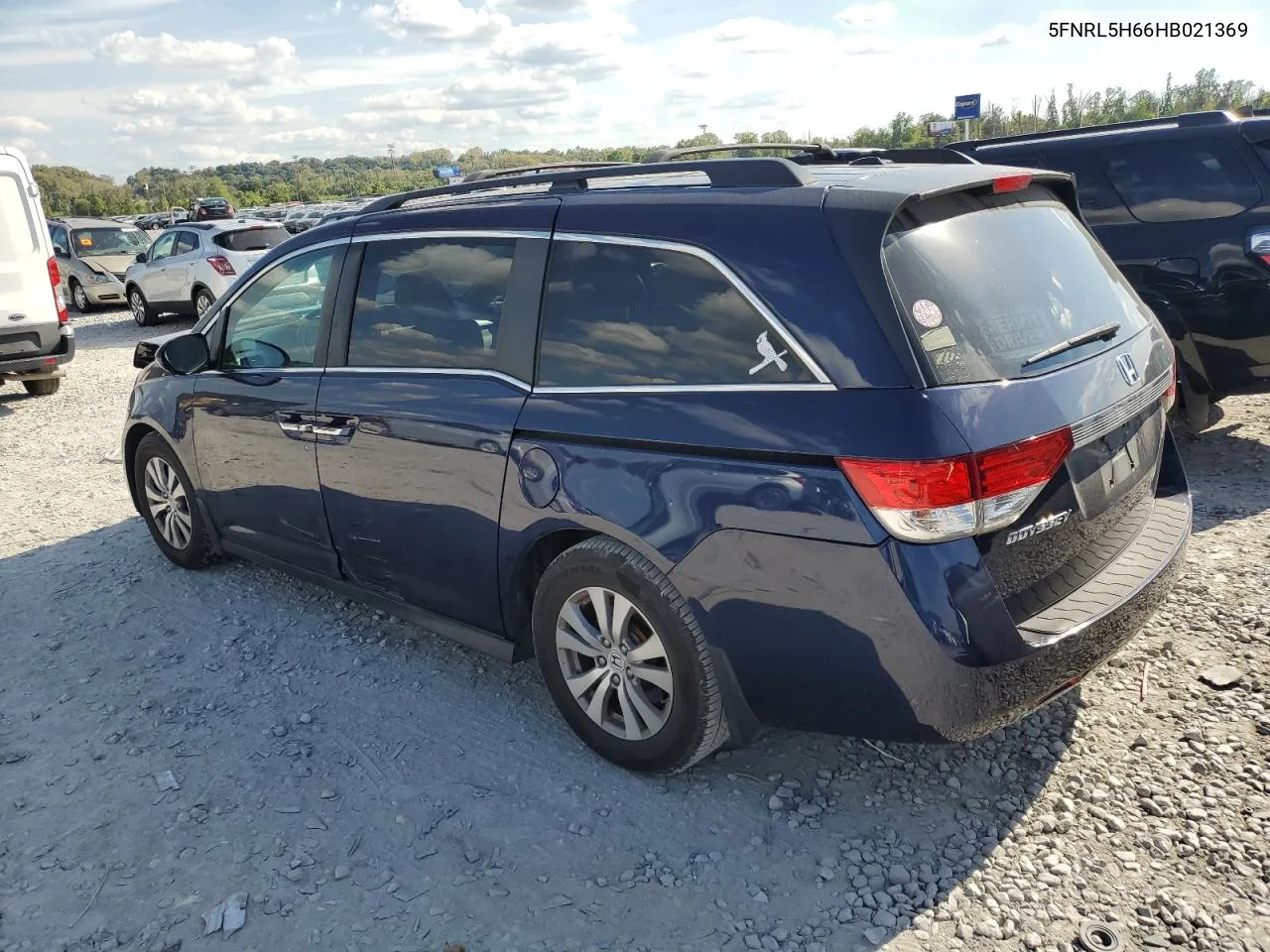 2017 Honda Odyssey Exl VIN: 5FNRL5H66HB021369 Lot: 71298604