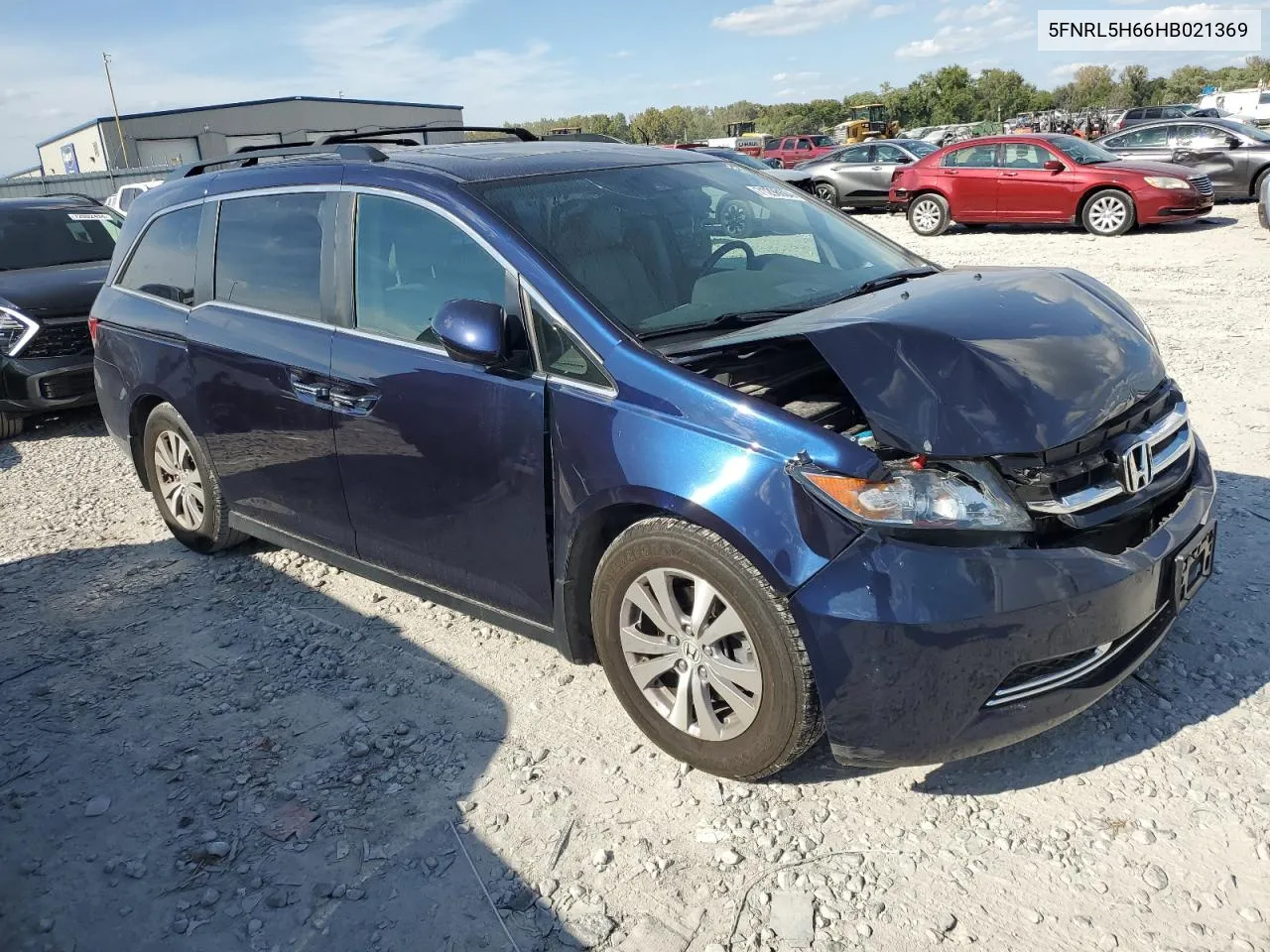 5FNRL5H66HB021369 2017 Honda Odyssey Exl