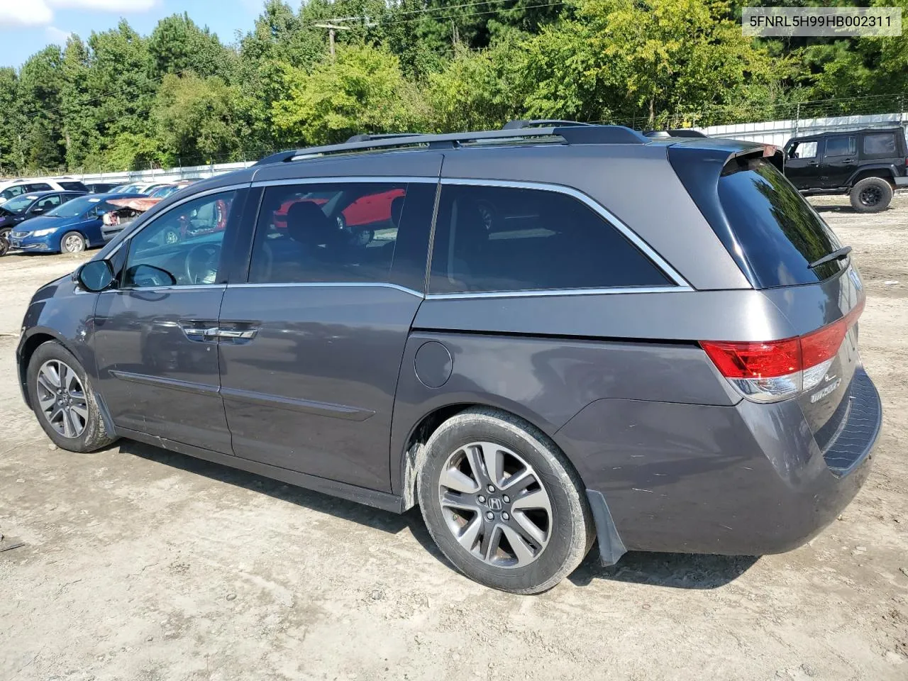 5FNRL5H99HB002311 2017 Honda Odyssey Touring