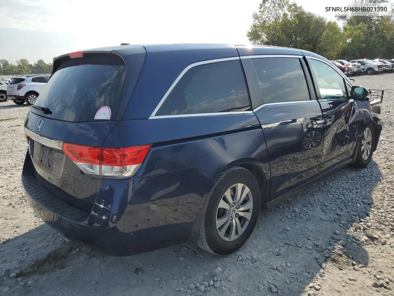 5FNRL5H68HB021390 2017 Honda Odyssey Exl