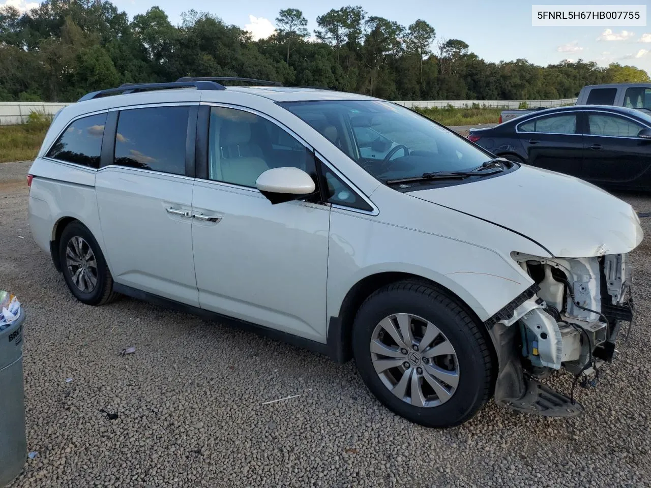 2017 Honda Odyssey Exl VIN: 5FNRL5H67HB007755 Lot: 73658974