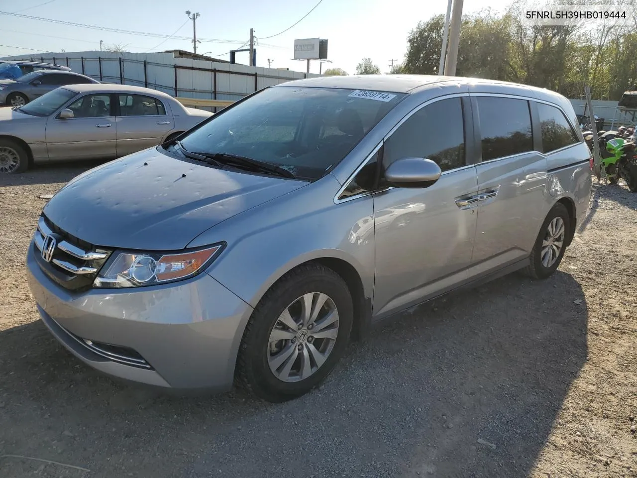 2017 Honda Odyssey Se VIN: 5FNRL5H39HB019444 Lot: 73659714