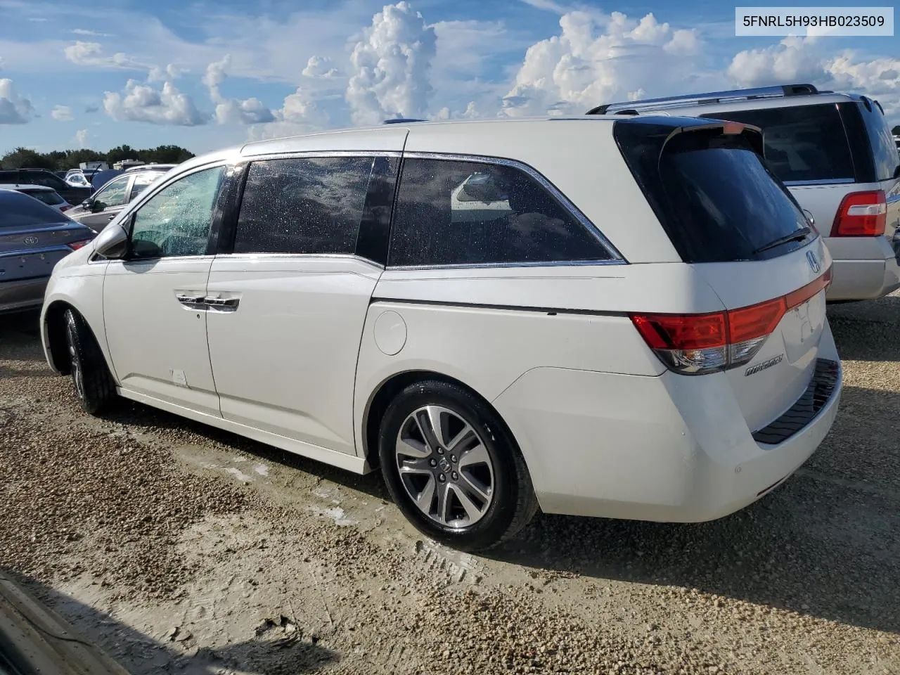 5FNRL5H93HB023509 2017 Honda Odyssey Touring