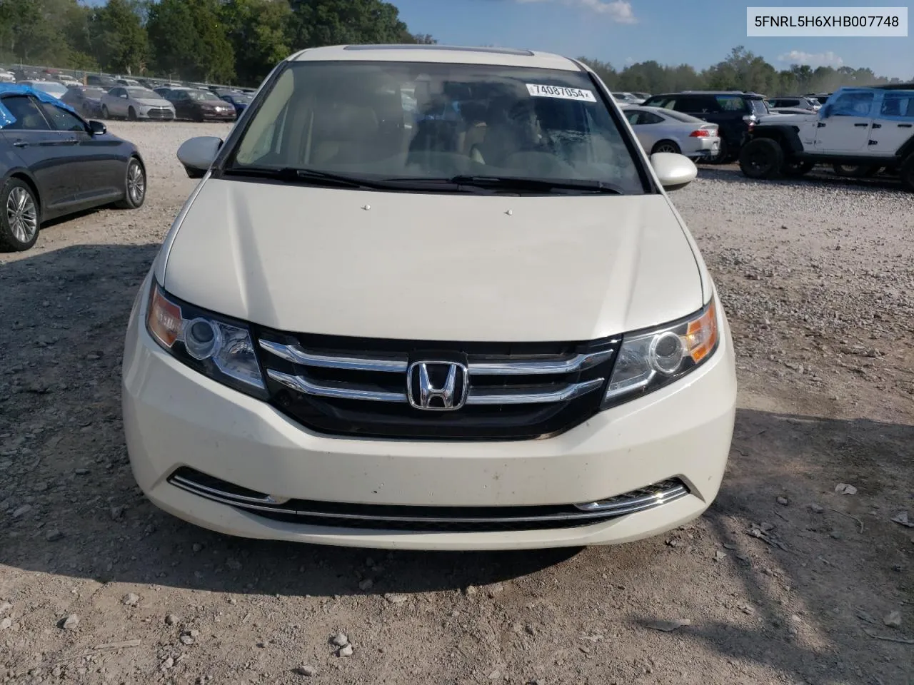 5FNRL5H6XHB007748 2017 Honda Odyssey Ex-L