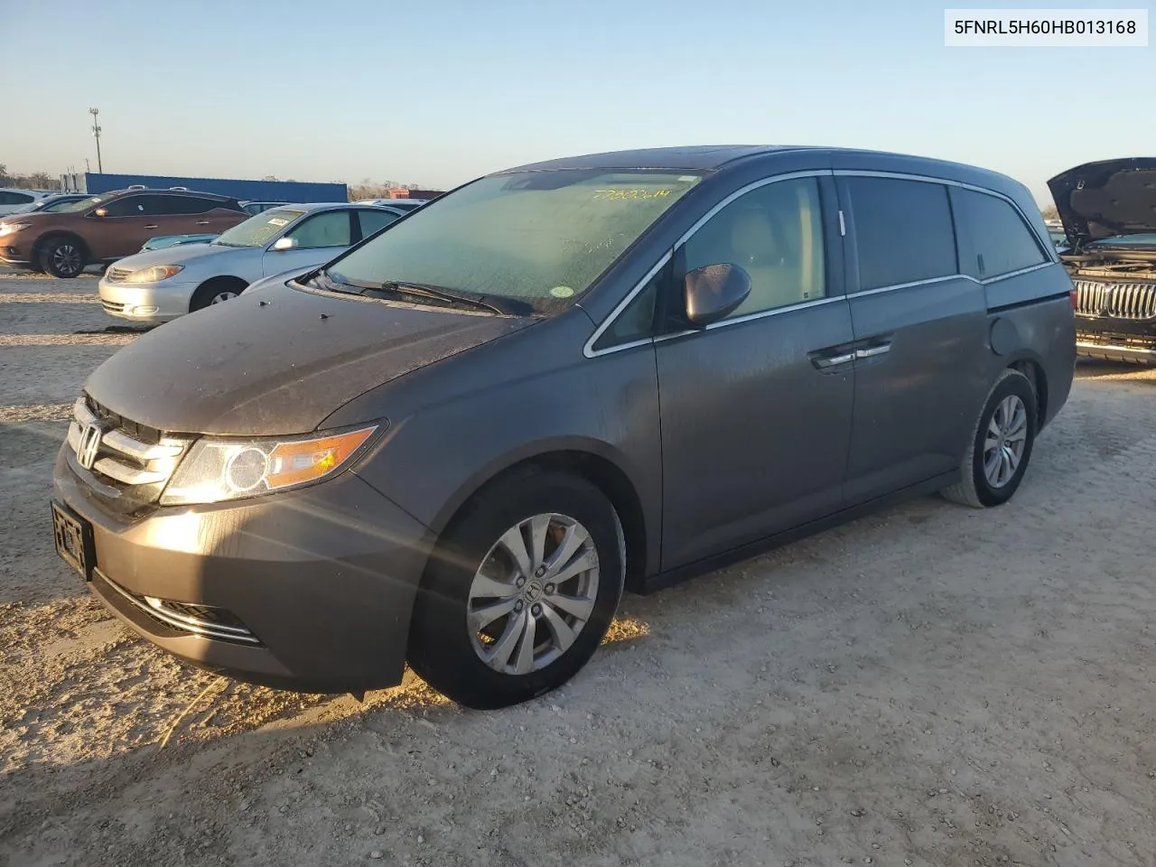 2017 Honda Odyssey Exl VIN: 5FNRL5H60HB013168 Lot: 77800614