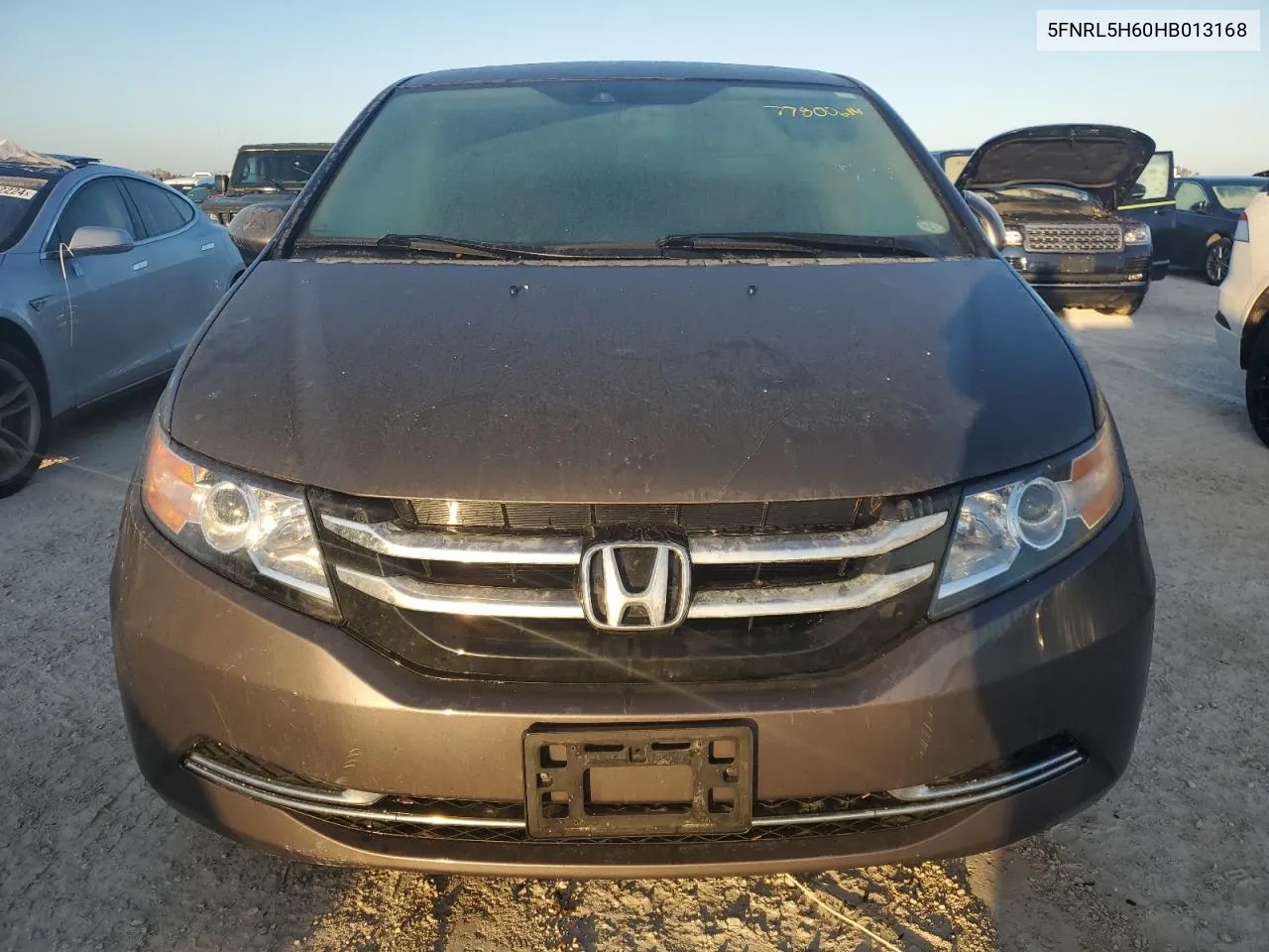 2017 Honda Odyssey Exl VIN: 5FNRL5H60HB013168 Lot: 77800614