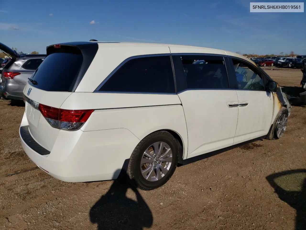 2017 Honda Odyssey Exl VIN: 5FNRL5H6XHB019561 Lot: 77843404