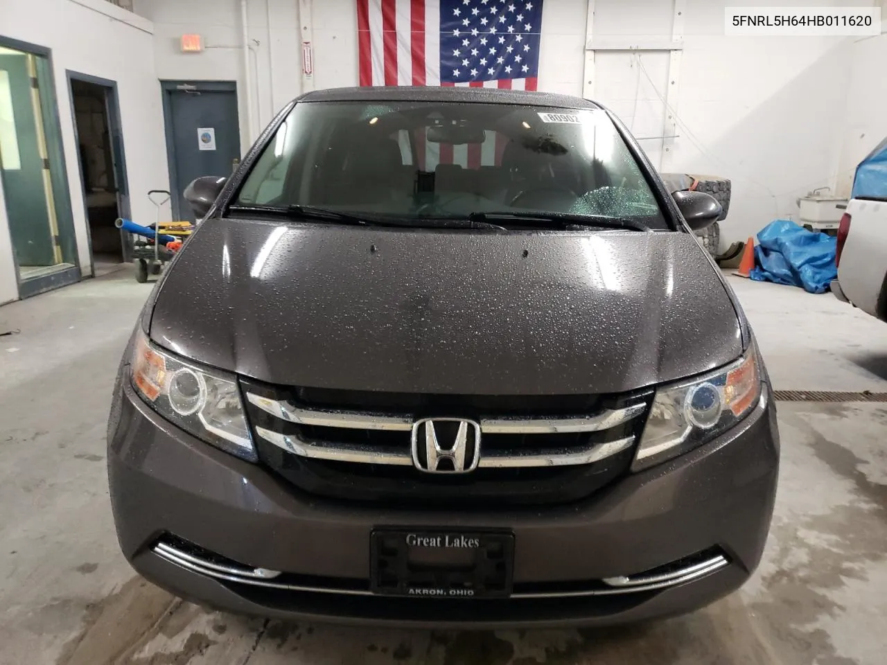 2017 Honda Odyssey Exl VIN: 5FNRL5H64HB011620 Lot: 80902104