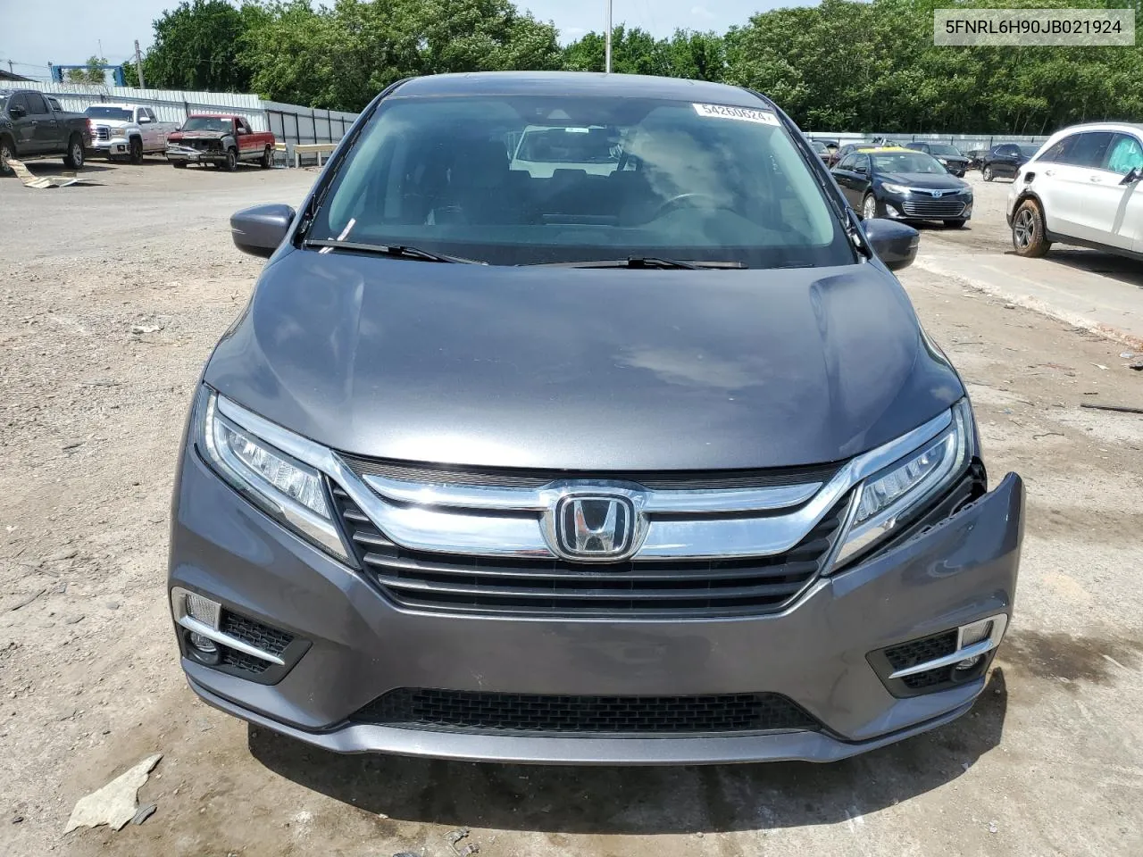 2018 Honda Odyssey Elite VIN: 5FNRL6H90JB021924 Lot: 54260624