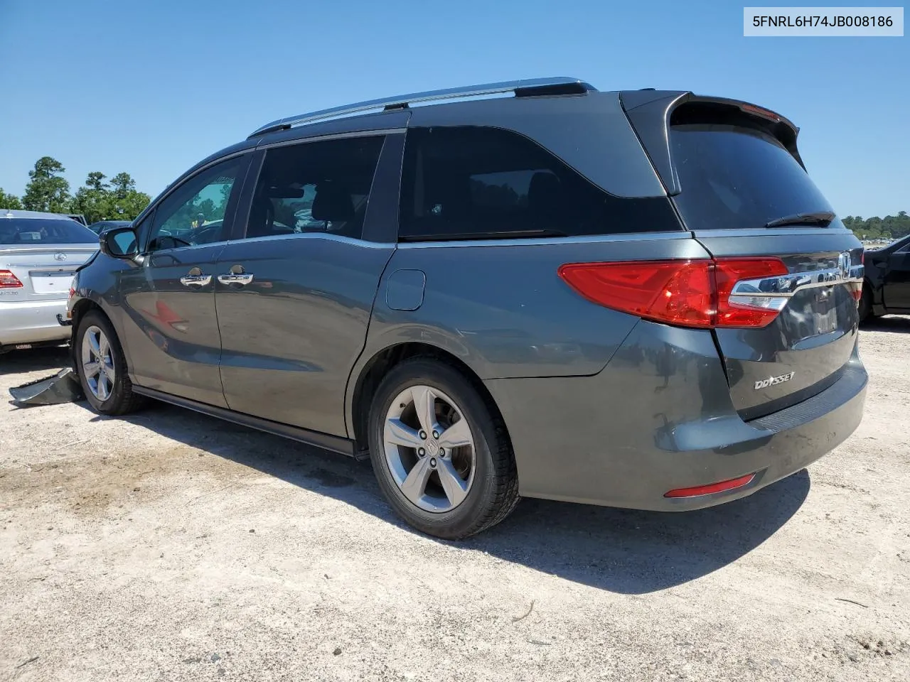 2018 Honda Odyssey Exl VIN: 5FNRL6H74JB008186 Lot: 55940834