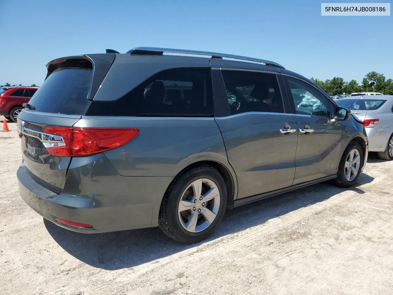 2018 Honda Odyssey Exl VIN: 5FNRL6H74JB008186 Lot: 55940834