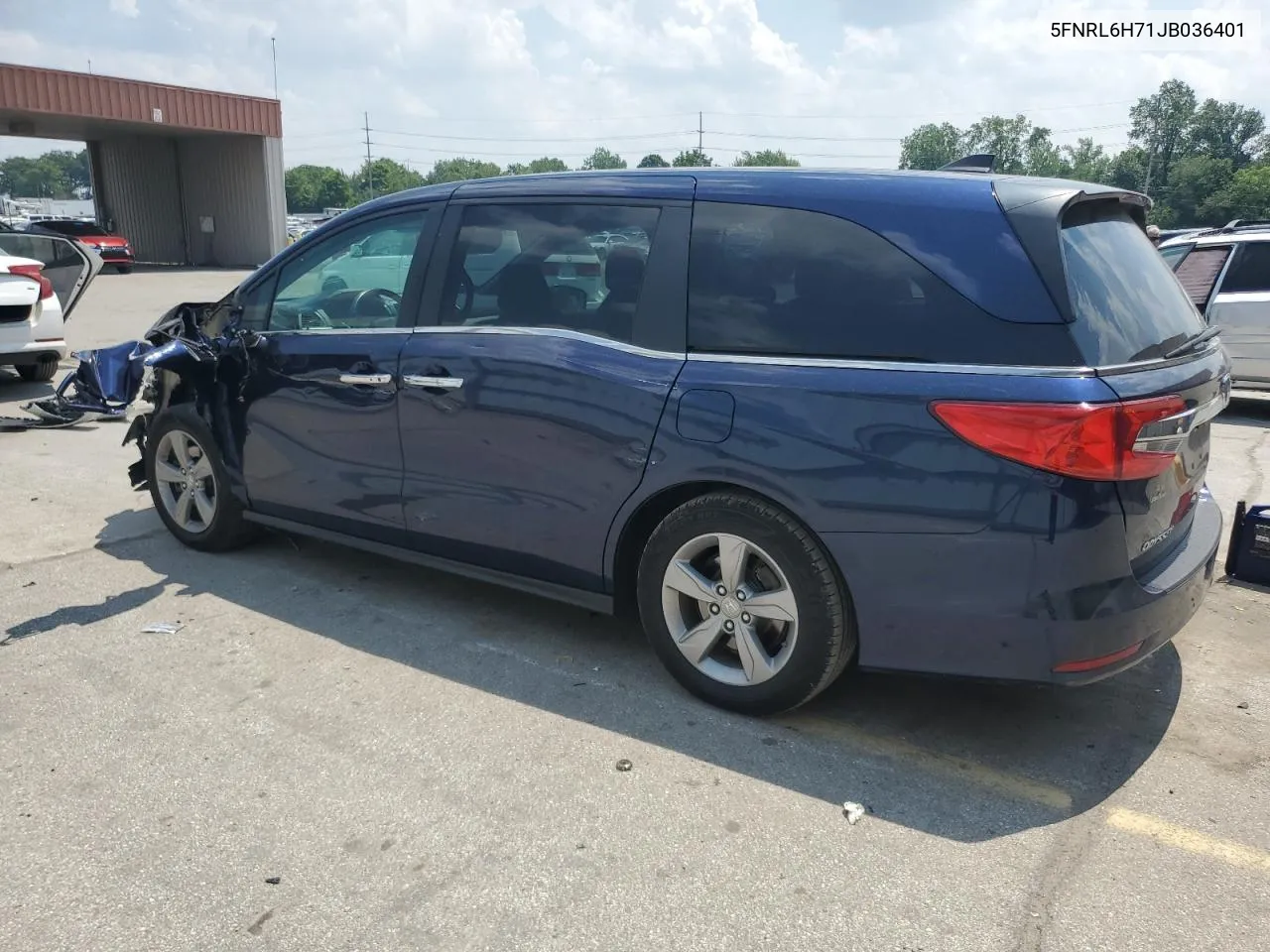 2018 Honda Odyssey Exl VIN: 5FNRL6H71JB036401 Lot: 58314534