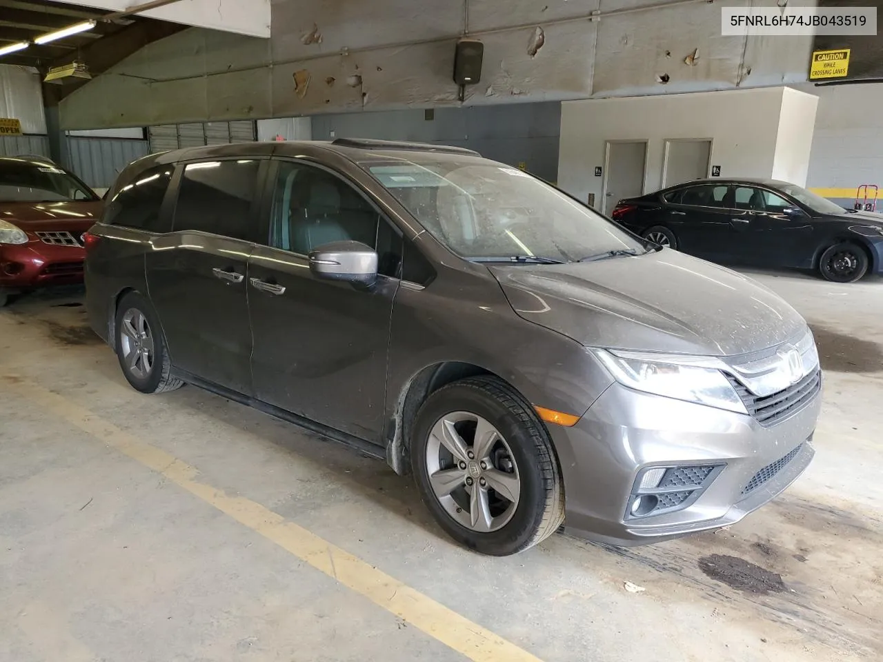 2018 Honda Odyssey Exl VIN: 5FNRL6H74JB043519 Lot: 61648114