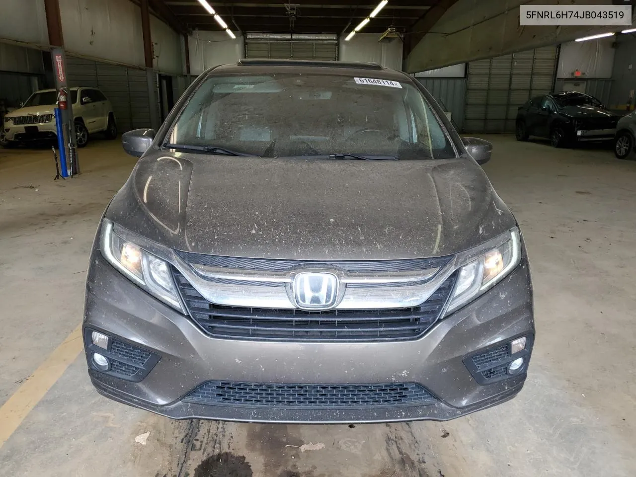 2018 Honda Odyssey Exl VIN: 5FNRL6H74JB043519 Lot: 61648114