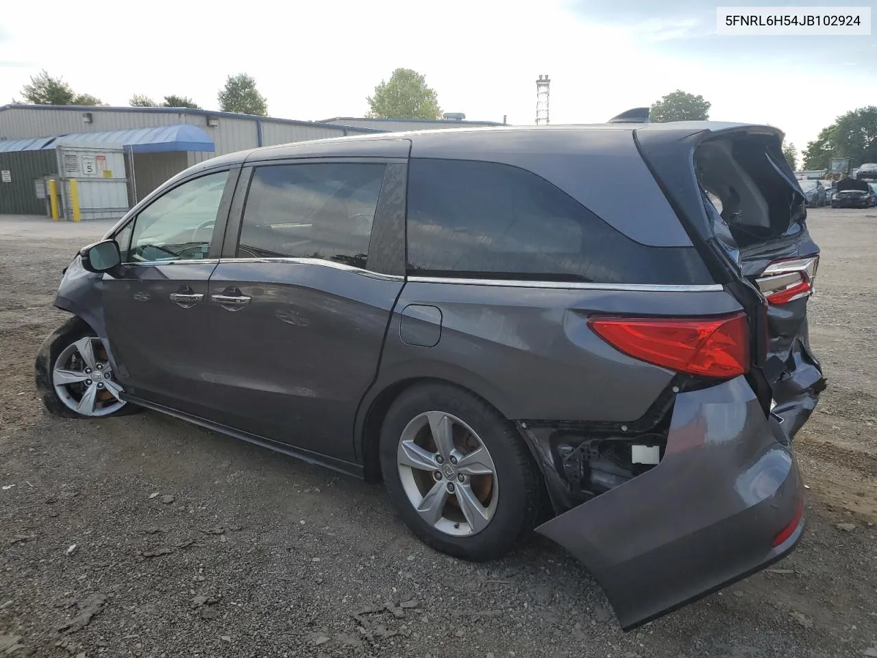 2018 Honda Odyssey Ex VIN: 5FNRL6H54JB102924 Lot: 61702904