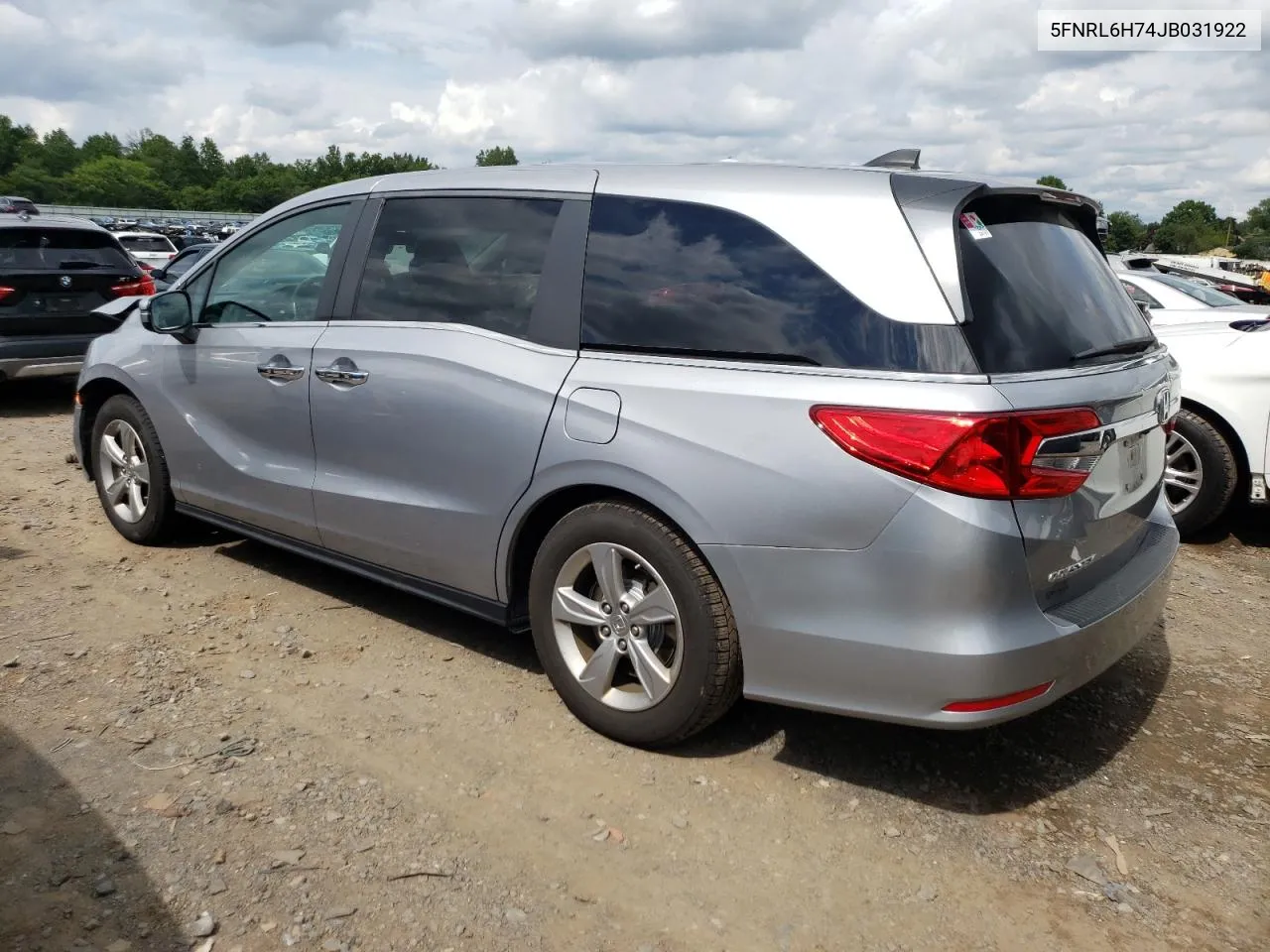 2018 Honda Odyssey Exl VIN: 5FNRL6H74JB031922 Lot: 63908124